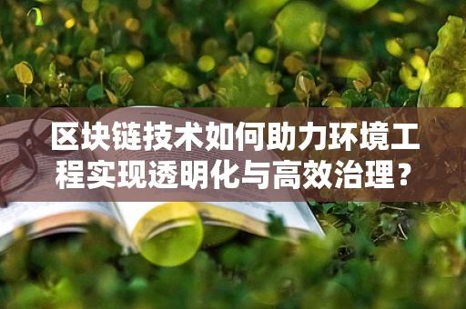 区块链技术如何助力环境工程实现透明化与高效治理？