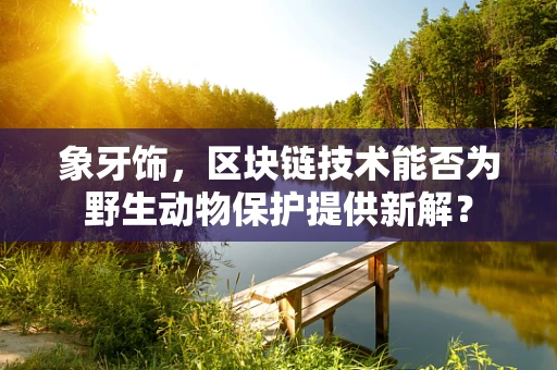 象牙饰，区块链技术能否为野生动物保护提供新解？