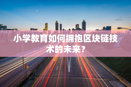 小学教育如何拥抱区块链技术的未来？