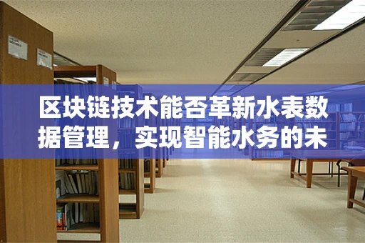 区块链技术能否革新水表数据管理，实现智能水务的未来？