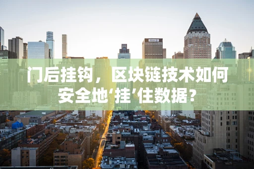 门后挂钩，区块链技术如何安全地‘挂’住数据？