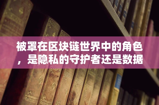 被罩在区块链世界中的角色，是隐私的守护者还是数据泄露的漏洞？