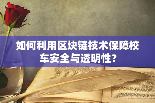 如何利用区块链技术保障校车安全与透明性？