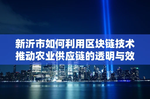 新沂市如何利用区块链技术推动农业供应链的透明与效率？