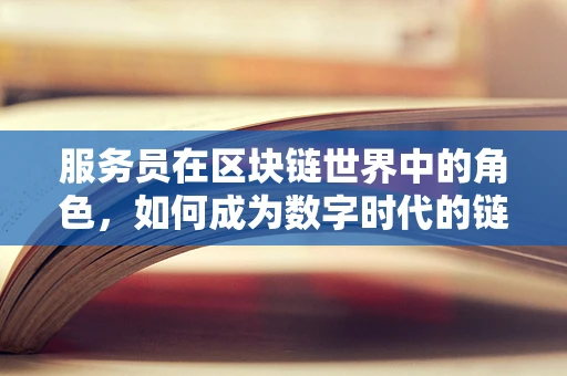 服务员在区块链世界中的角色，如何成为数字时代的链上桥梁？