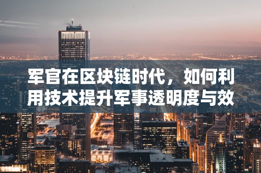 军官在区块链时代，如何利用技术提升军事透明度与效率？