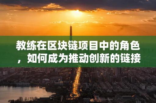 教练在区块链项目中的角色，如何成为推动创新的链接者？