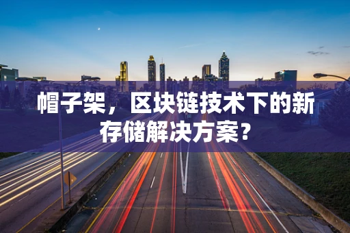帽子架，区块链技术下的新存储解决方案？