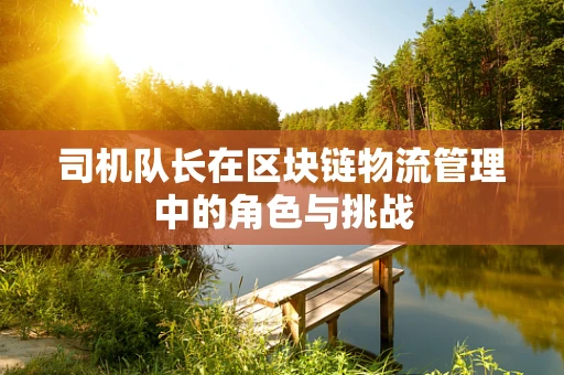 司机队长在区块链物流管理中的角色与挑战