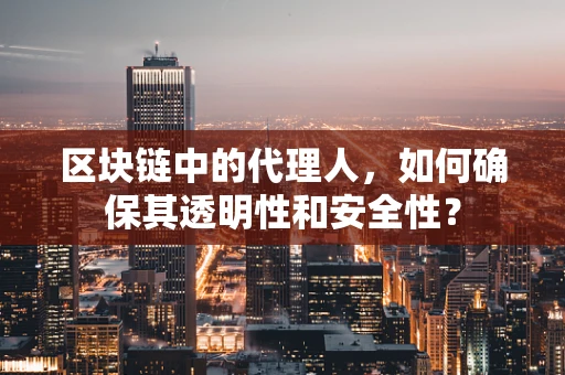 区块链中的代理人，如何确保其透明性和安全性？