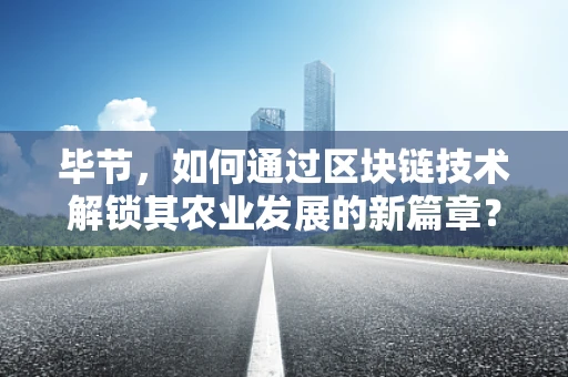 毕节，如何通过区块链技术解锁其农业发展的新篇章？