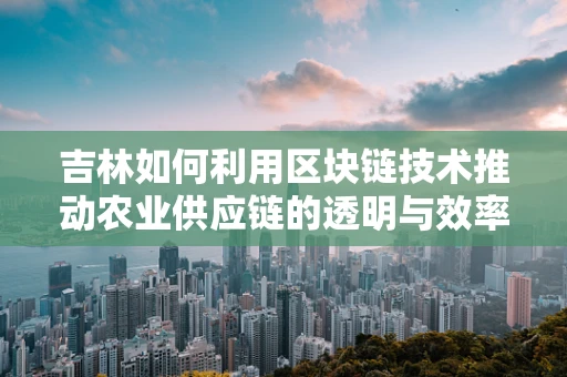 吉林如何利用区块链技术推动农业供应链的透明与效率？