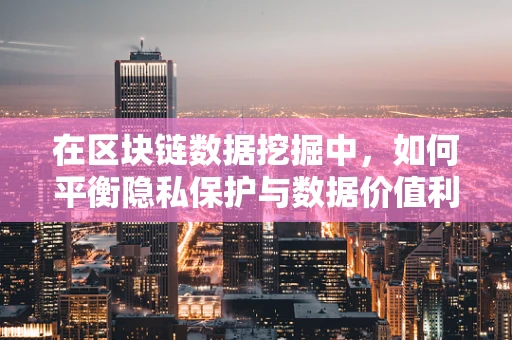 在区块链数据挖掘中，如何平衡隐私保护与数据价值利用？