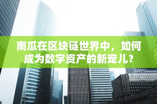 南瓜在区块链世界中，如何成为数字资产的新宠儿？