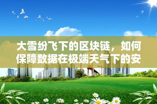 大雪纷飞下的区块链，如何保障数据在极端天气下的安全与连续性？