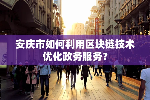 安庆市如何利用区块链技术优化政务服务？