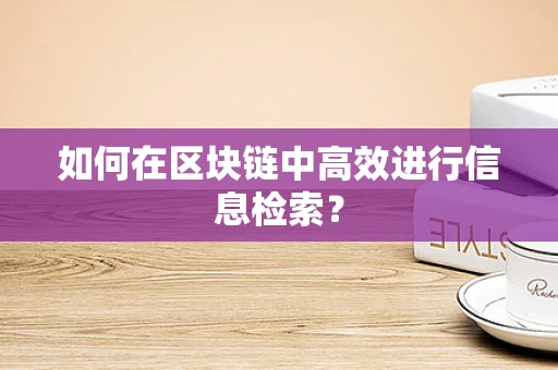 如何在区块链中高效进行信息检索？