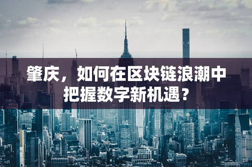 肇庆，如何在区块链浪潮中把握数字新机遇？
