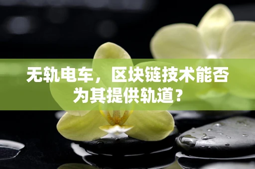 无轨电车，区块链技术能否为其提供轨道？