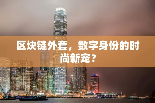 区块链外套，数字身份的时尚新宠？