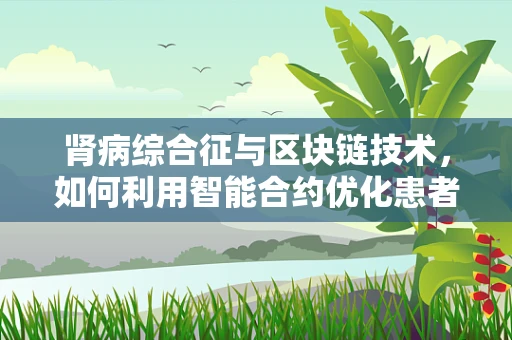 肾病综合征与区块链技术，如何利用智能合约优化患者管理？