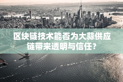 区块链技术能否为大蒜供应链带来透明与信任？