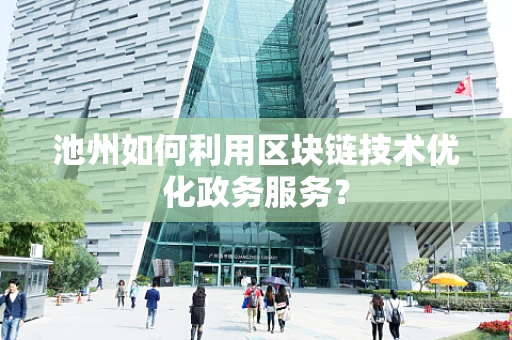 池州如何利用区块链技术优化政务服务？