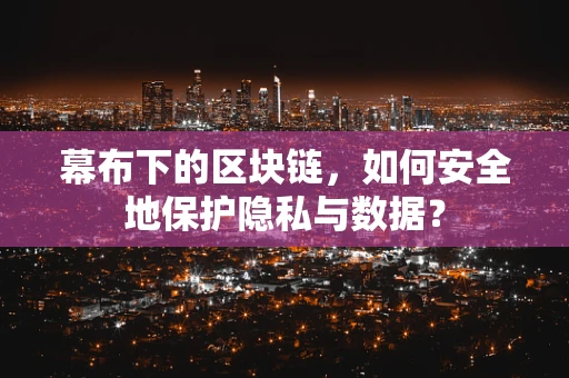 幕布下的区块链，如何安全地保护隐私与数据？