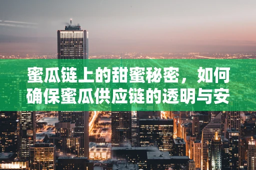 蜜瓜链上的甜蜜秘密，如何确保蜜瓜供应链的透明与安全？