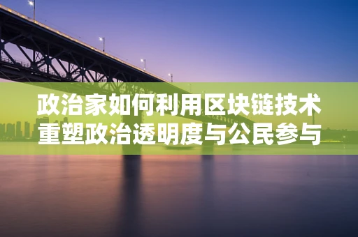 政治家如何利用区块链技术重塑政治透明度与公民参与？