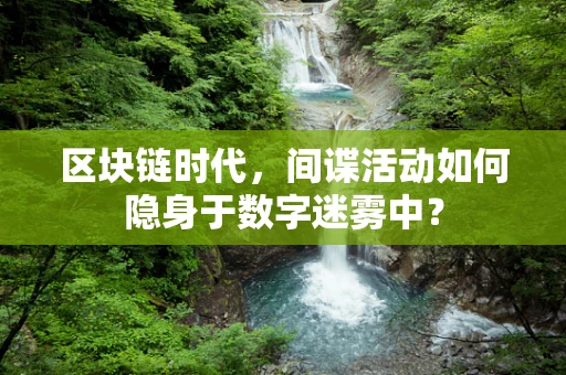 区块链时代，间谍活动如何隐身于数字迷雾中？