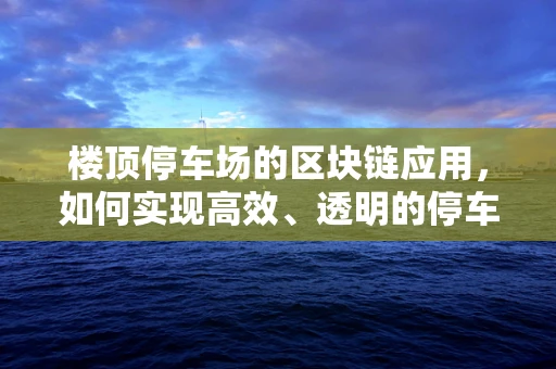楼顶停车场的区块链应用，如何实现高效、透明的停车管理？