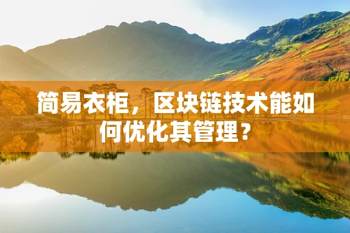 简易衣柜，区块链技术能如何优化其管理？