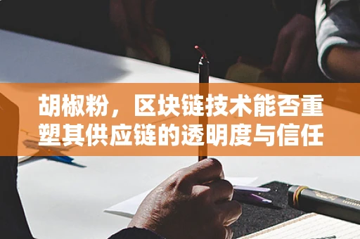 胡椒粉，区块链技术能否重塑其供应链的透明度与信任？