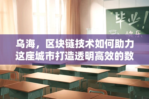 乌海，区块链技术如何助力这座城市打造透明高效的数字政府？