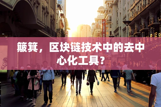 簸箕，区块链技术中的去中心化工具？