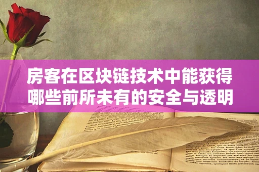 房客在区块链技术中能获得哪些前所未有的安全与透明？