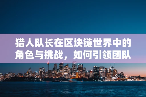 猎人队长在区块链世界中的角色与挑战，如何引领团队穿越数字迷雾？