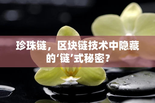 珍珠链，区块链技术中隐藏的‘链’式秘密？