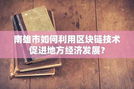 南雄市如何利用区块链技术促进地方经济发展？