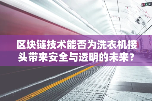 区块链技术能否为洗衣机接头带来安全与透明的未来？