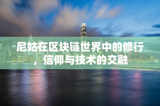 尼姑在区块链世界中的修行，信仰与技术的交融