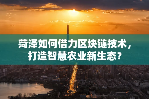 菏泽如何借力区块链技术，打造智慧农业新生态？