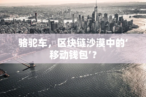 骆驼车，区块链沙漠中的‘移动钱包’？