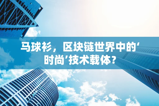 马球衫，区块链世界中的‘时尚’技术载体？