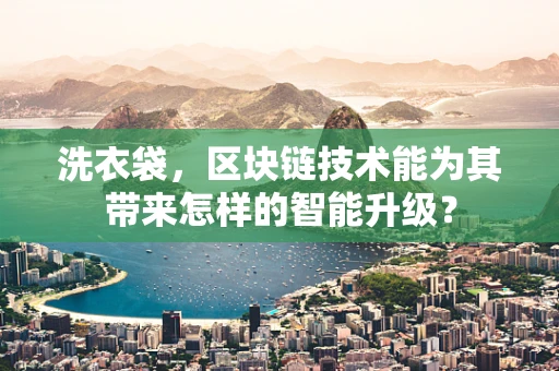 洗衣袋，区块链技术能为其带来怎样的智能升级？