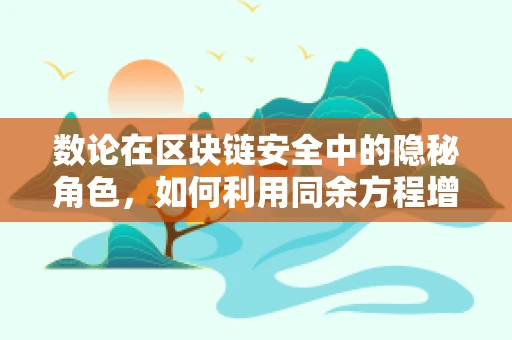 数论在区块链安全中的隐秘角色，如何利用同余方程增强加密安全？