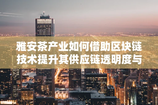 雅安茶产业如何借助区块链技术提升其供应链透明度与品牌价值？