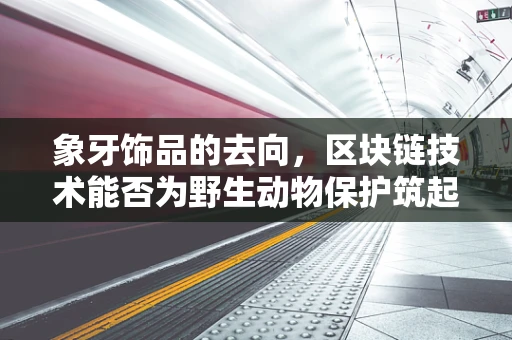 象牙饰品的去向，区块链技术能否为野生动物保护筑起数字长城？