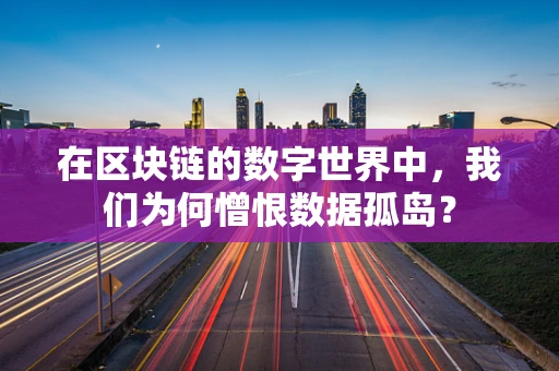 在区块链的数字世界中，我们为何憎恨数据孤岛？